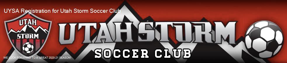 Utah Storm Soccer Club banner
